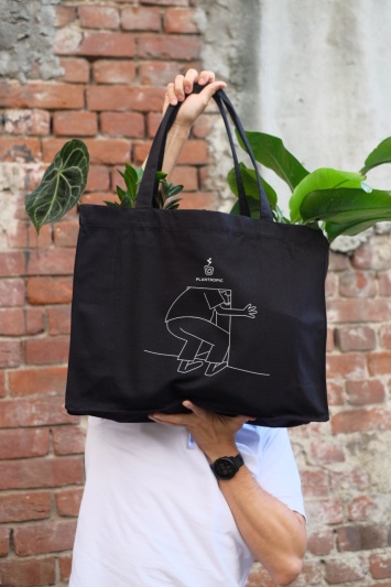Totebag Plantropic - Negru - Img 2