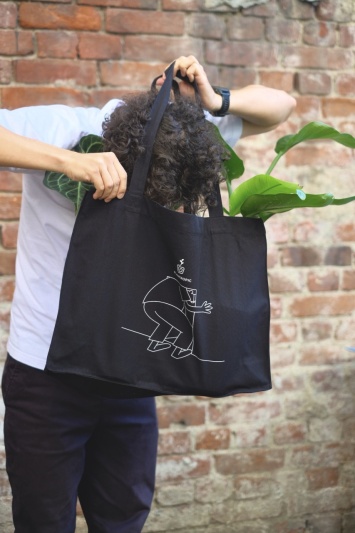 Totebag Plantropic - Negru - Img 3