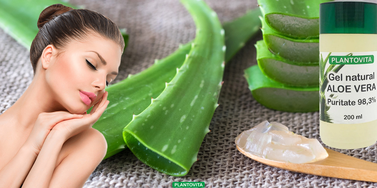 Gel Natural cu Aloe Vera, Puritate 98,3% - 200 ml