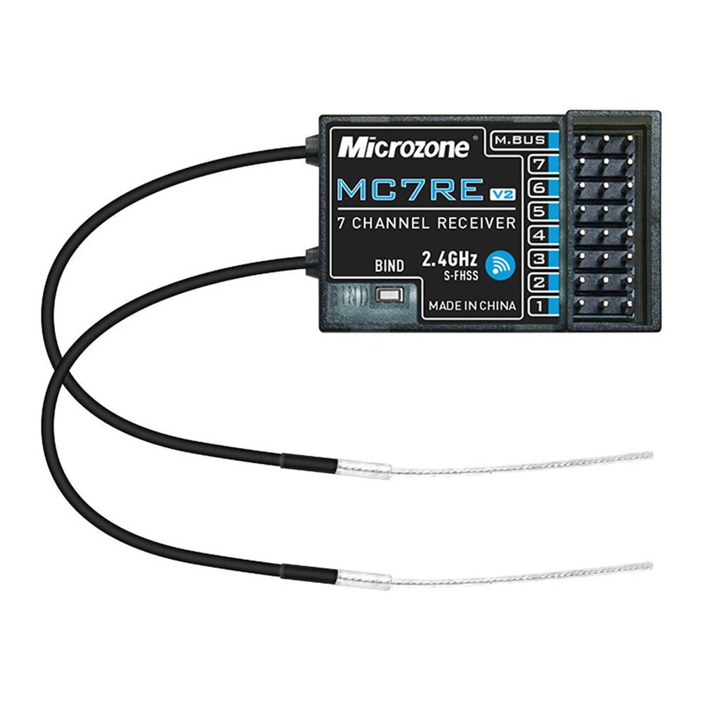 Radiocomanda MICROZONE MC6C mini, 6 canale, cu receptor MC6RE-V2