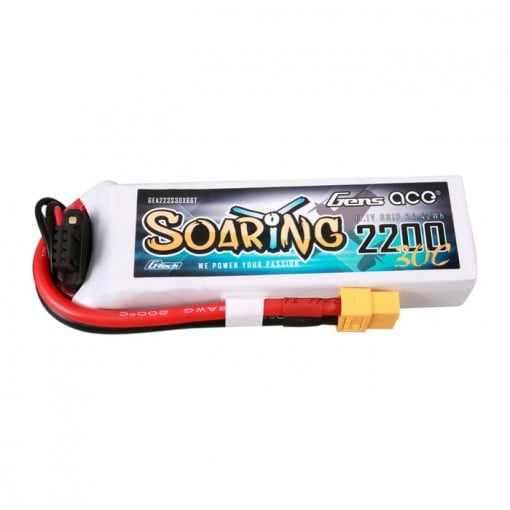 Acumulator LiPo GENS ACE G-Tech Soaring 11.1 V/ 2200 mA/ 30C XT60