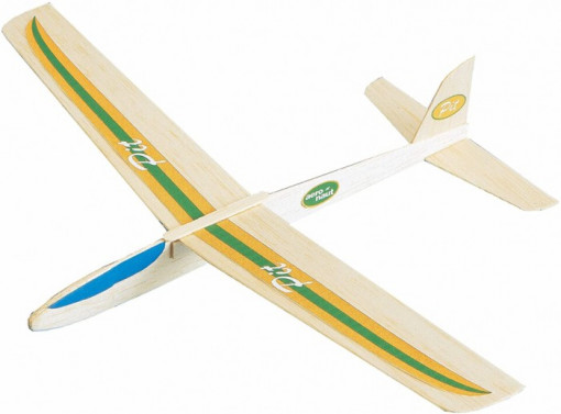 Aeromodel planor pentru zbor liber PIT balsa (340 mm)