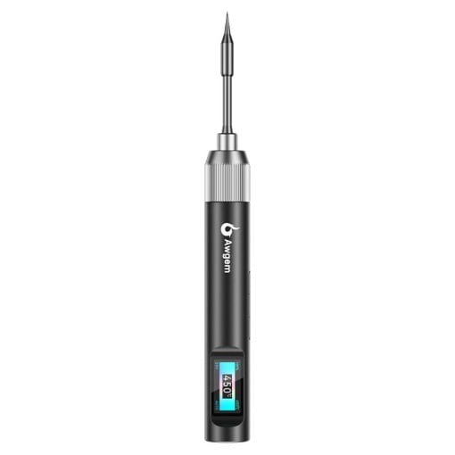 Ciocan de lipit portabil, putere 100W, temperatura ajustabila 60-450 grade C, ecran color