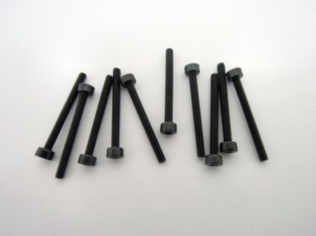 Surub negru cap imbus M2 x 20 mm (10 buc)