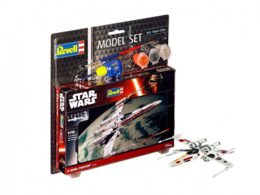 Macheta naveta Revell Star Wars X-wing Fighter, scara 1:112, KIT