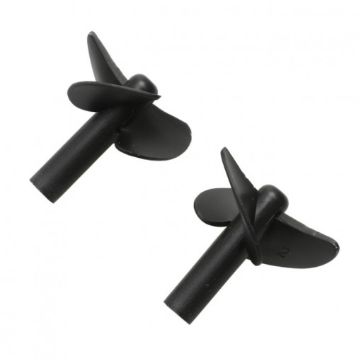Propeller készlet 3 lapátos, D26mm csali csónakhoz 2.3mm-es tengellyel (bal + jobb)
