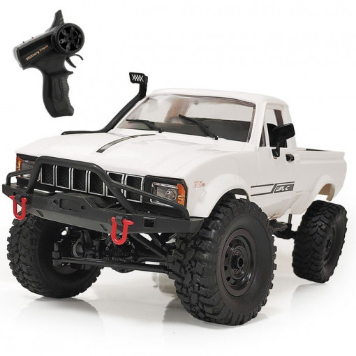 Rádióvezérelt autó WPL C-24, HILUX lánctalpas, 4WD, 1:16 méretarány, Fehér