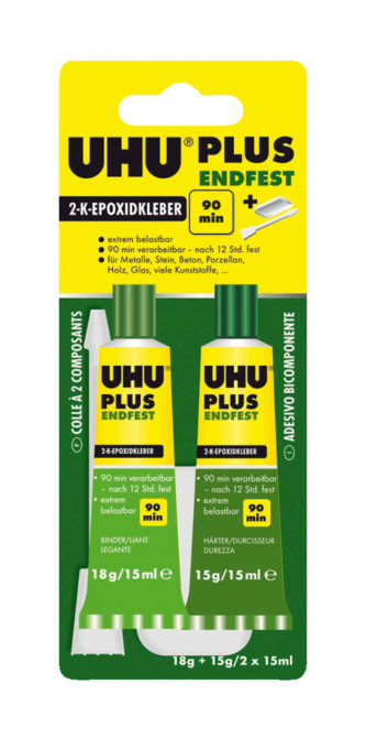 Adeziv UHU PLUS ENDFEST 300 (18 + 15 ml)