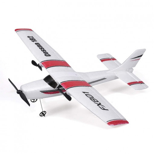 Aeromodel CESSNA 182 RTF, complet echipat, cu stabilizator electronic, 2.4 GHz (385 mm)