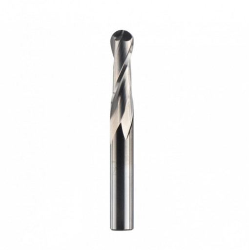 Bit frezare 2 dinti d2 x 22 x D3.17 x L45 (BALL NOSE)