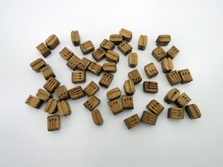 Scripeti tripli din lemn 5 mm (50 buc)
