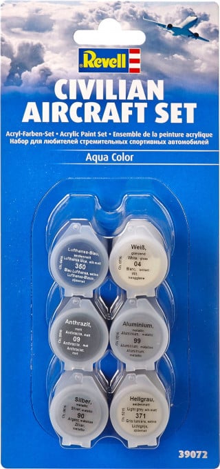 Set vopsele Revell pentru machete modelism 6x culori 5 ml