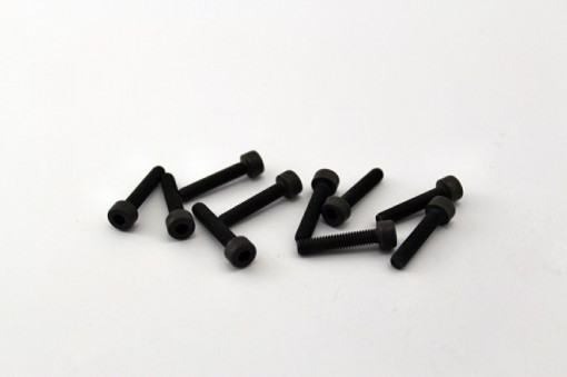 Surub negru cap imbus M4 x 20 mm (10 buc)