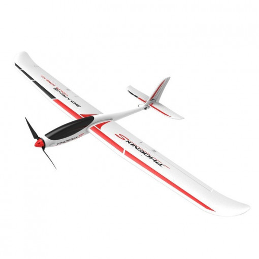 VOLANTEX PHOENIX PHOENIX S4 RTF motoros vitorlázórepülőgép modell, erős műanyag törzzsel és kefe nélküli motorral (1600 mm), teljesen felszerelve