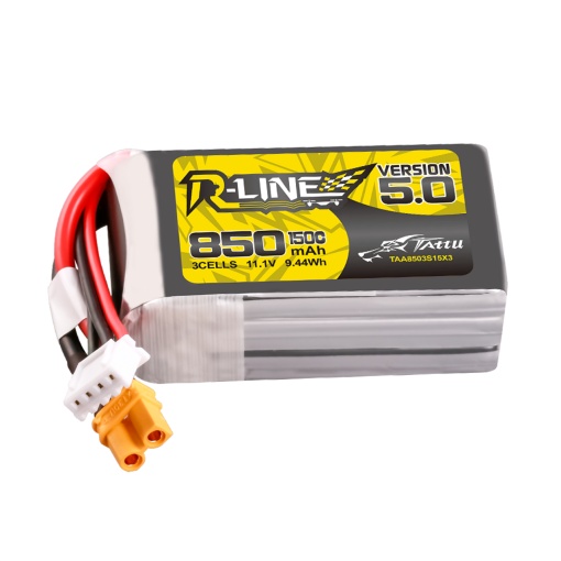 Acumulator LiPo GENS ACE Tattu R-Line 11.1 V/ 850 mA/ 150C, XT30