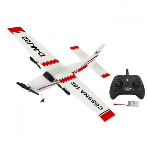 Aeromodel Jamara CESSNA 182 RTF, complet echipat, cu stabilizator electronic, 2.4 GHz (385 mm)