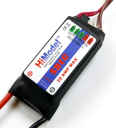 BEC extern intrare 6-50V, iesire 5-9V/ 20A (UBEC)
