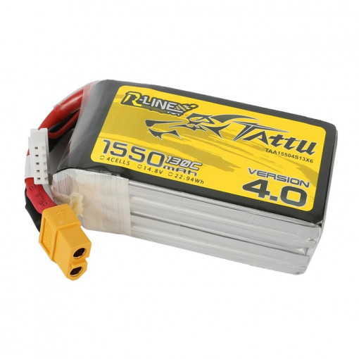 LiPo akkumulátor GENS ACE ACE ACE Tattu R-Line 14,8 V/ 1550 mA/ 130C