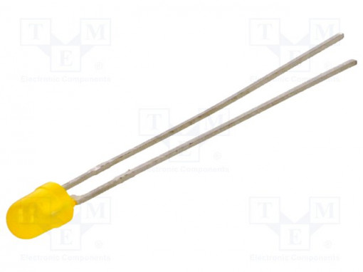 Sárga LED 3 mm (2 db)