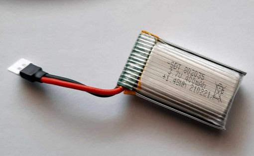 LiPo akkumulátor 3,7 V/ 400 mA RANGER 600, MUSTANG P51D, SPORT CUB modellekhez
