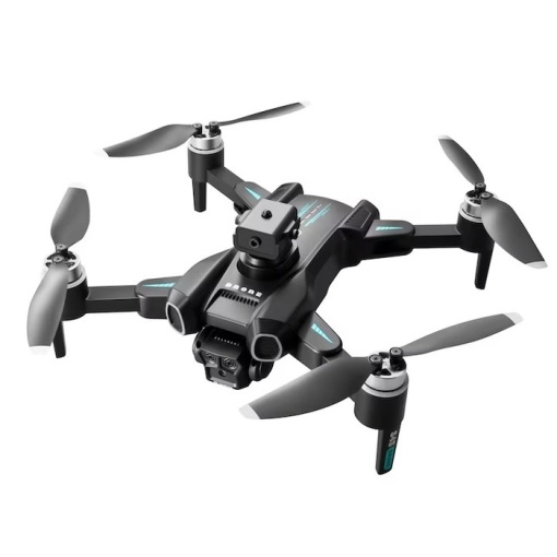 LS-S4S dual HD FPV FPV kamera drón kefe nélküli motorokkal, akadályelkerüléssel, magasságtartással, összecsukható, 2 akkumulátorral