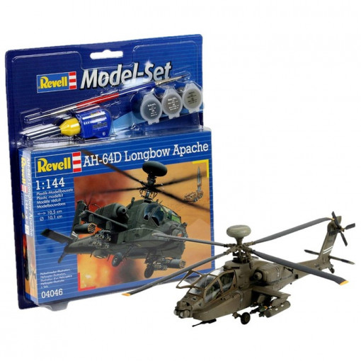 Macheta elicopter Revell AH-64D Longbow Apache, scara 1:144, KIT