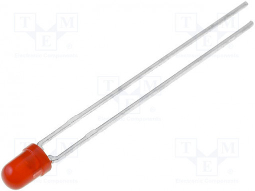 Piros LED 3 mm (2 db)