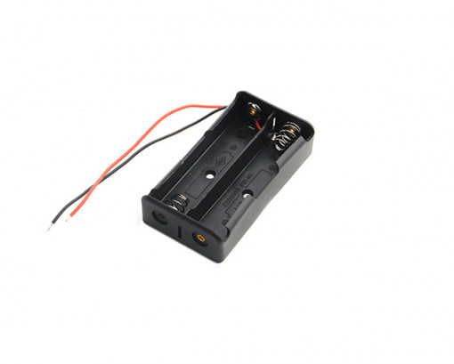 Suport acumulator LiIon, format 18650, 2 celule in serie