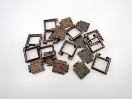 13 x 13 mm-es fém sapkák (10 db) - Img 1