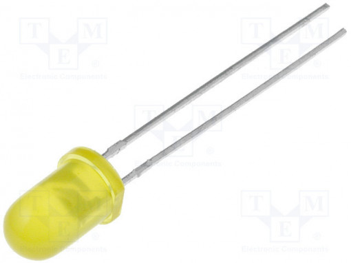 5 mm-es sárga LED (2 db)