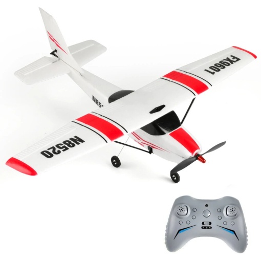 Avion cu telecomanda CESSNA 182 RTF, complet echipat, cu stabilizator electronic, motor brushless (530 mm)
