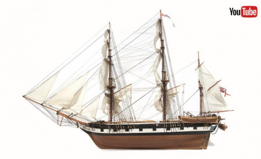 Navomodel macheta OcCre HMS BEAGLE KIT (720 mm)