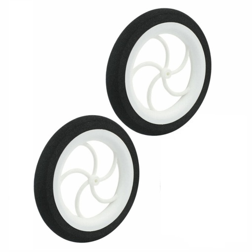 Roti din cauciuc microporos ultrausor D60 mm (2 buc)