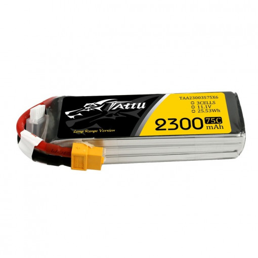 GENS ACE ACE Tattu 11.1 V/ 2300 mA/ 75C LiPo akkumulátor - Img 1