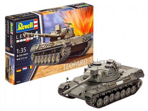 Macheta tanc Revell LEOPARD 1, scara 1:35, KIT