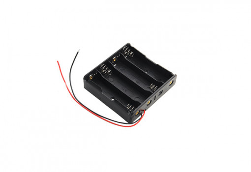 Suport acumulator LiIon, format 18650, 4 celule in serie
