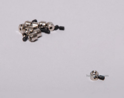 D2,1 mm-es sárgaréz gallér menetes szárral (4 db)
