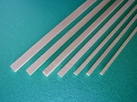 Téglalap alakú fenyőfa téglalap alakú rúd 3 x 10 x 1000 mm