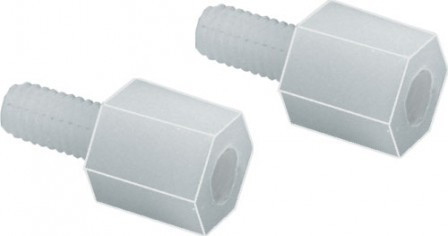 Distantier plastic filet int/ext M3 x 10 mm (10 buc)