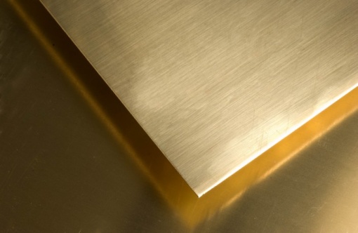 Sárgaréz tábla 0,2 x 360 x 360 mm