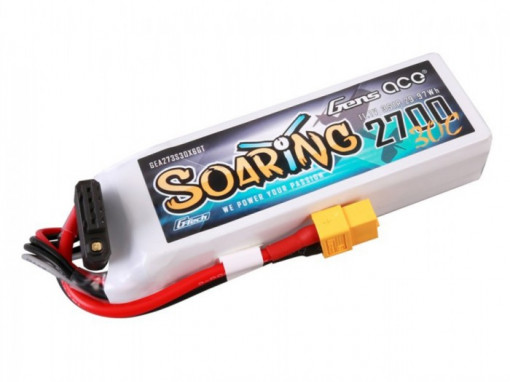 Acumulator LiPo GENS ACE G-Tech Soaring 11.1 V/ 2700 mA/ 30C XT60
