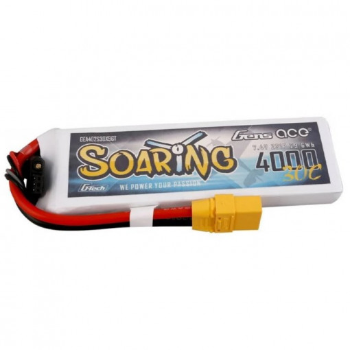 Acumulator LiPo GENS ACE G-Tech Soaring 7.4 V/ 4000 mA/ 30C XT90