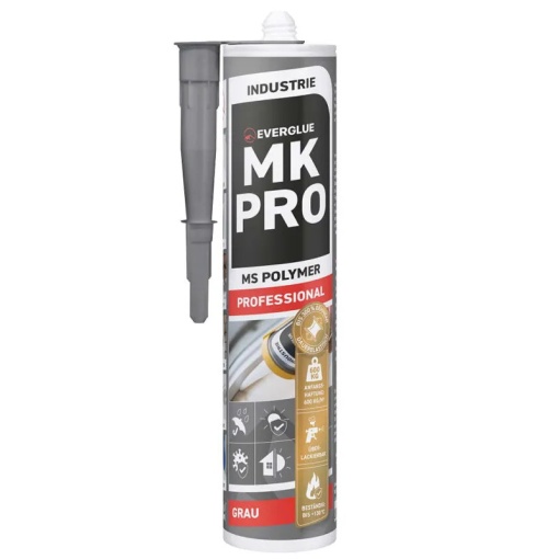 Everglue MK Pro 1K MS Everglue MK Pro 1K MS univerzális tömítőanyag, rugalmas, UV-álló, szürke, 440 g