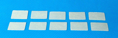 Ultrakönnyű zsanérok 0,3 x 20 x 15 (10 db)