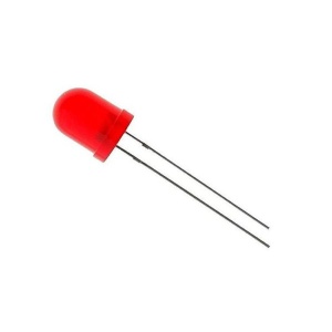 10 mm-es, átlátszatlan piros LED, hajómodellekhez ajánlott
