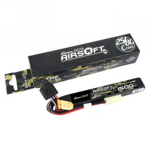 Acumulator LiPo GENS ACE G-Tech Airsoft 7.4 V/ 1500 mA/ 25C Mini TAM - Img 4