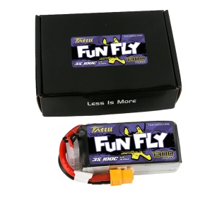 Acumulator LiPo GENS ACE Tattu Funfly 11.1 V/ 1300 mA/ 100C XT60 - Img 5