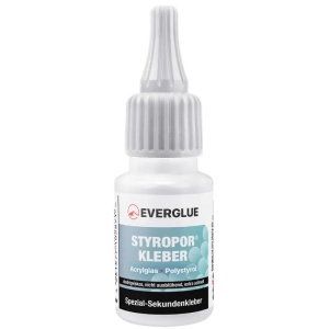 Adeziv cianoacrilat Everglue pentru PMMA (Plexiglas), sticla acrilica, vascozitate scazuta, 20 g - Img 1