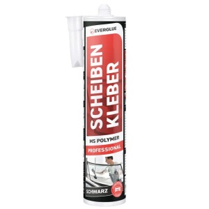 Adeziv Everglue 1K MS pentru parbriz, fara solventi, negru, 420 g - Img 1