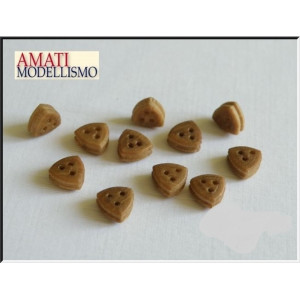 Capete de berbec triunghiulari lemn 5 mm (20 buc) - Img 1